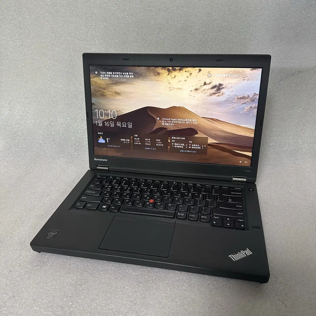 i7 4세대 16G 삼성 SSD 씽크패드 레노버 노트북 T440P